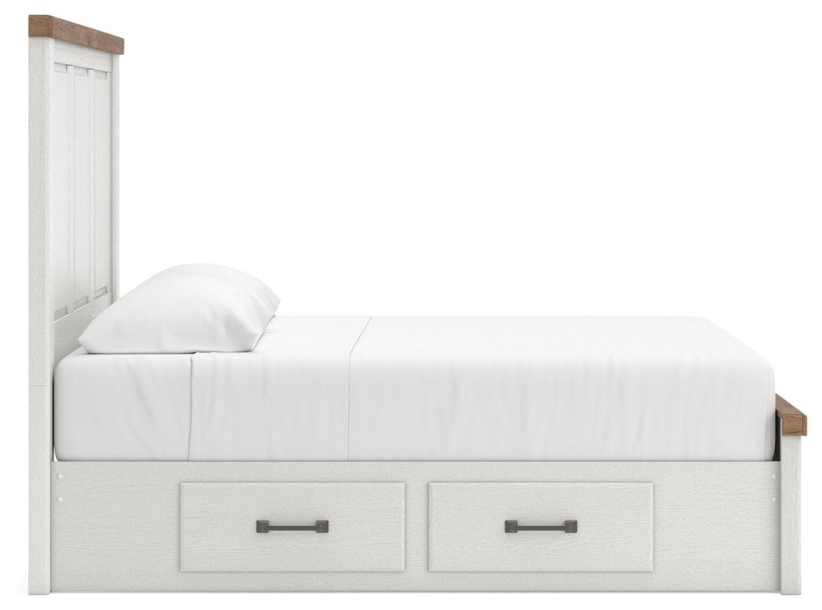 Savonport Panel Bed with Storage - Queen