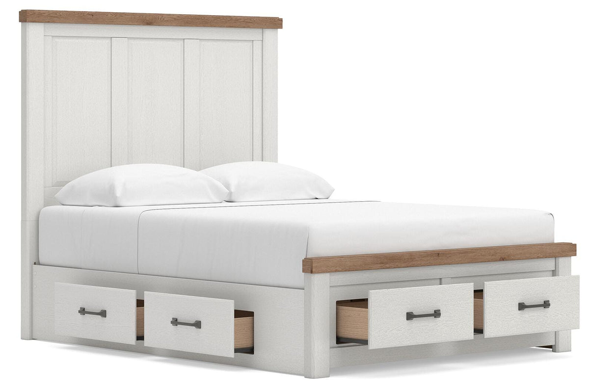 Savonport Queen Panel Storage Bed, Dresser and Chest