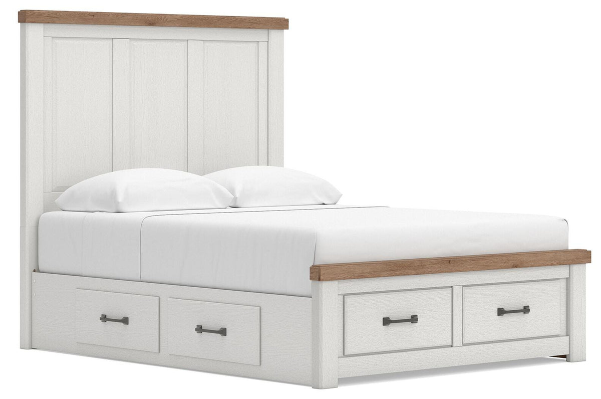 Savonport Queen Panel Storage Bed, Dresser and Chest