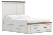 Savonport Panel Storage Bed - Queen