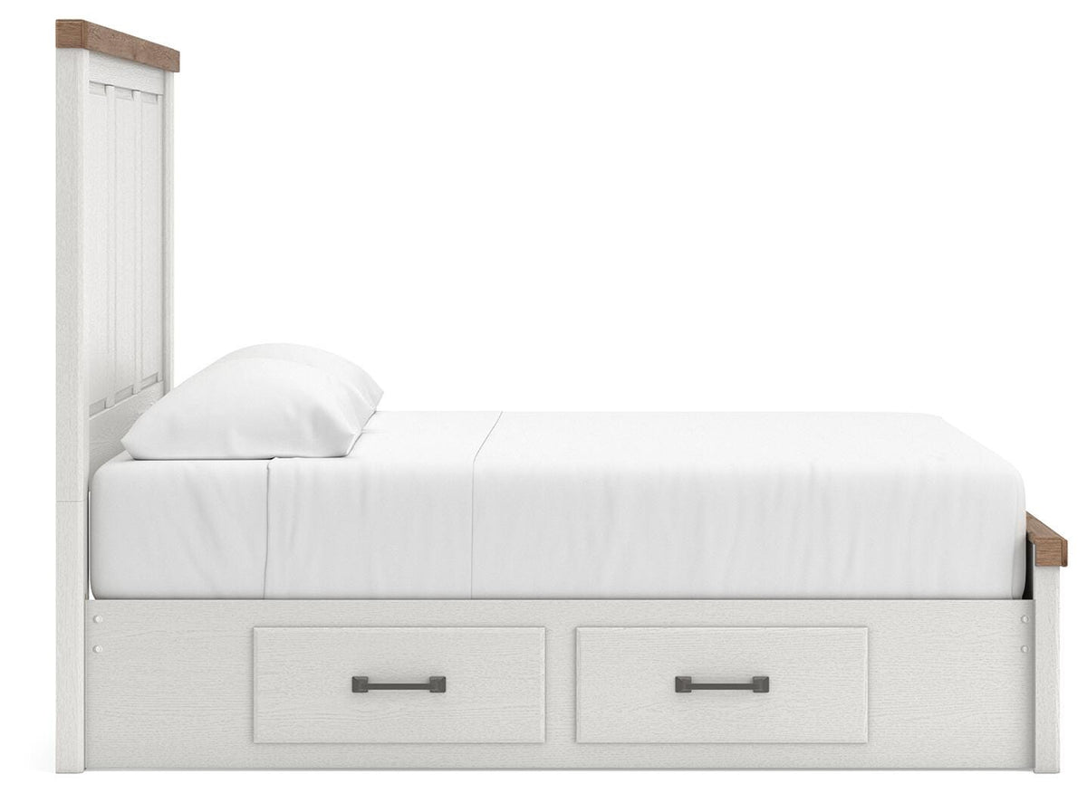 Savonport Queen Panel Storage Bed, Dresser and Chest