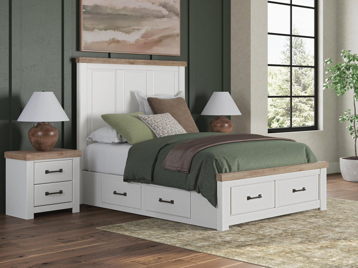 Savonport Queen Panel Storage Bed, Dresser and Chest