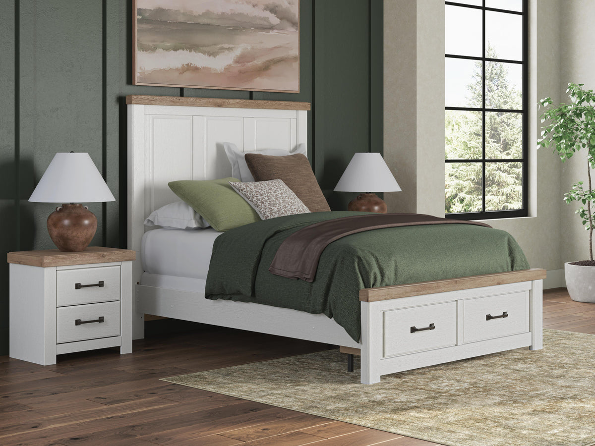 Savonport Queen Panel Storage Bed and Dresser