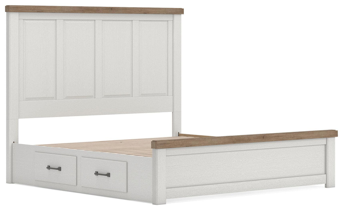 Savonport Queen Panel Bed with Storage