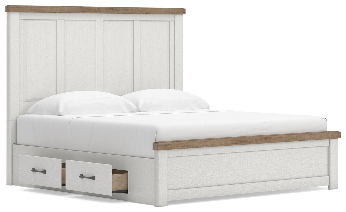 Savonport Queen Panel Bed with Storage