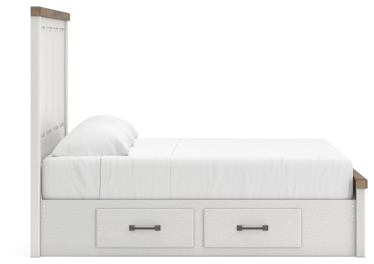 Savonport Queen Panel Bed with Storage