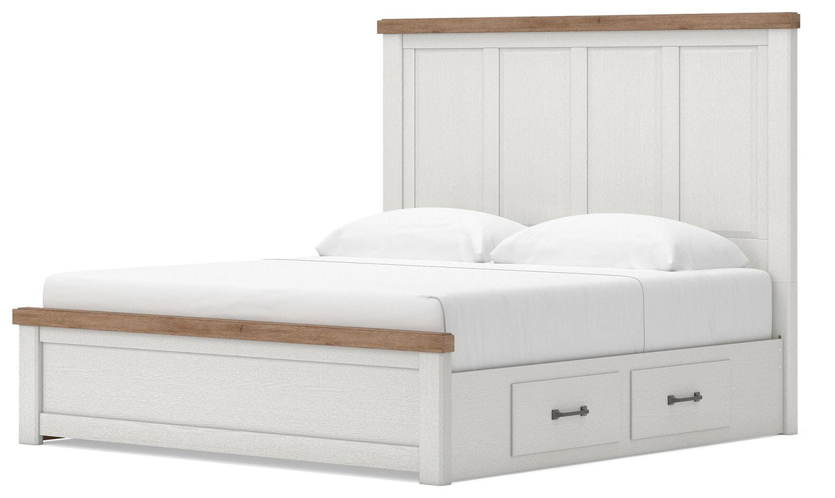Savonport Queen Panel Bed with Storage