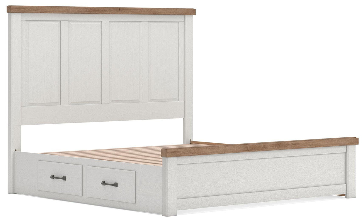 Savonport Queen Panel Bed with Storage