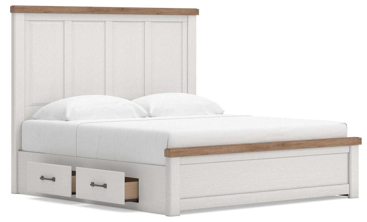 Savonport Queen Panel Bed with Storage