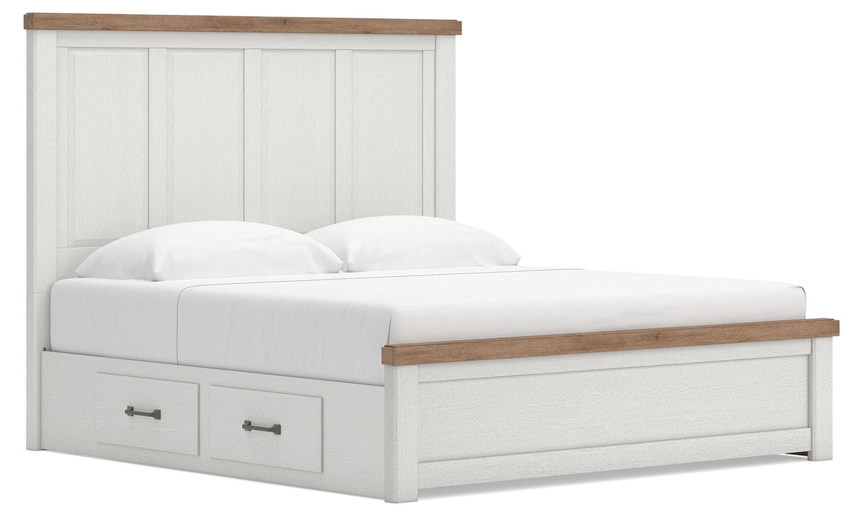 Savonport Queen Panel Bed with Storage