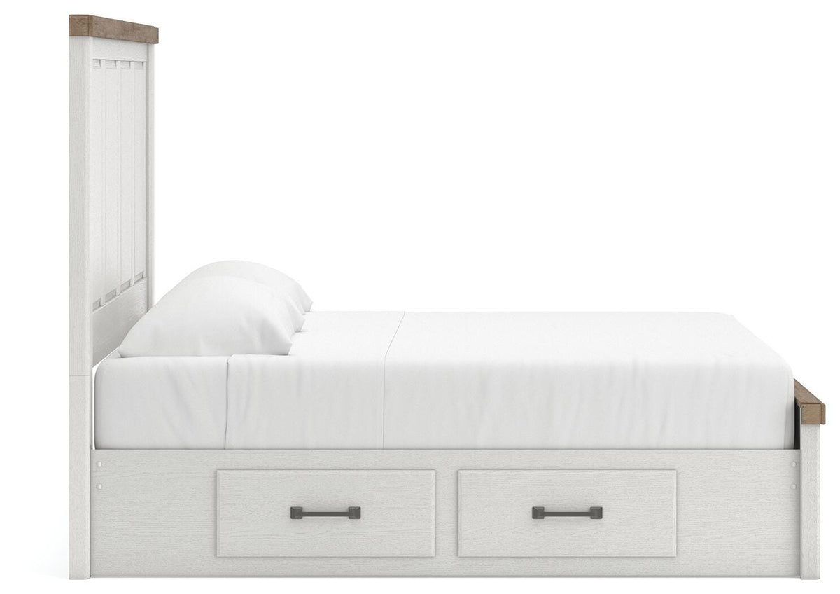 Savonport Queen Panel Bed with Storage