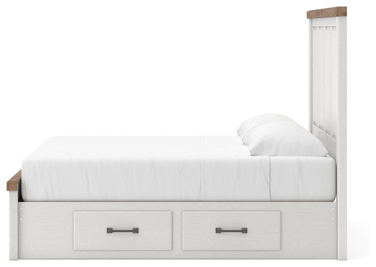 Savonport Panel Storage Bed - King