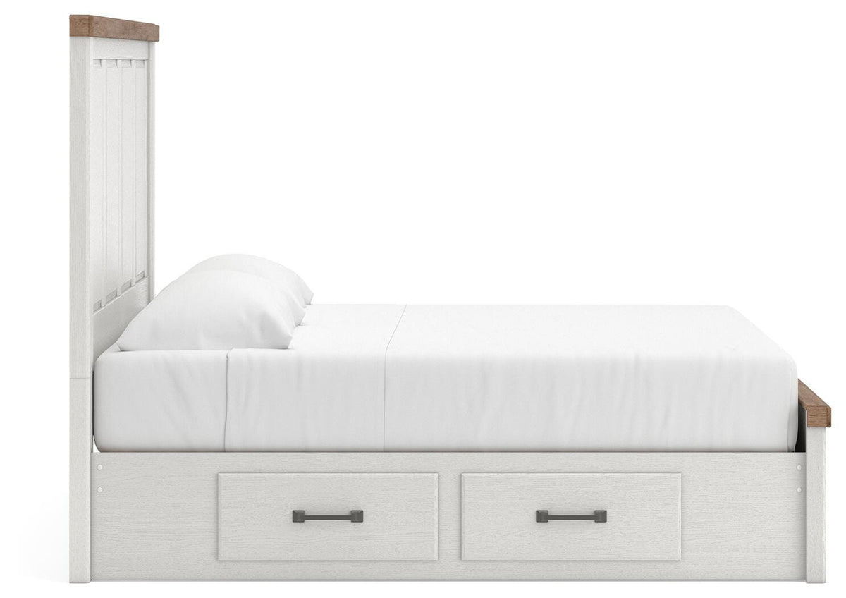 Savonport Panel Storage Bed - King