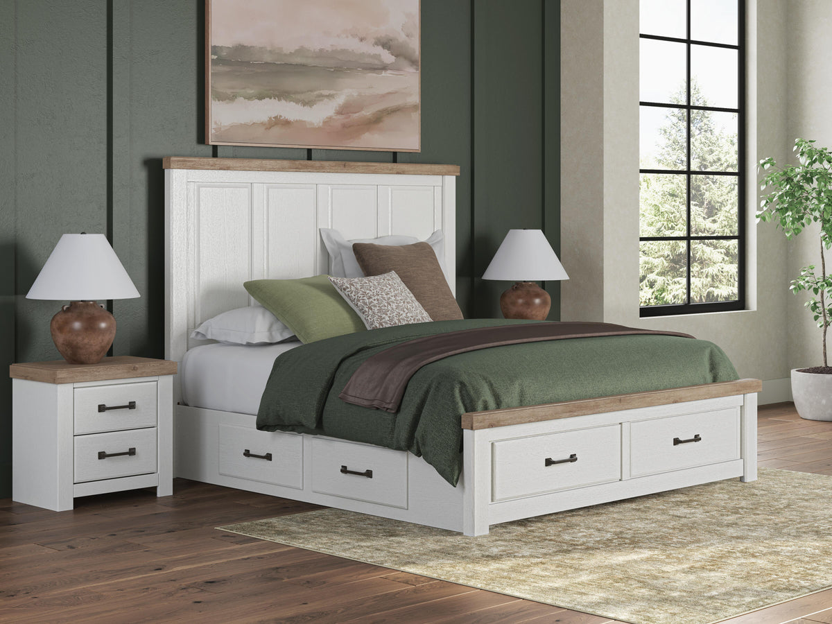 Savonport Queen Panel Storage Bed
