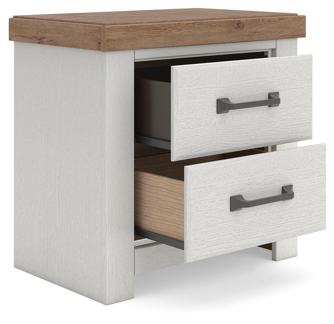 Savonport King Panel Bed with Storage, Dresser and Nightstand