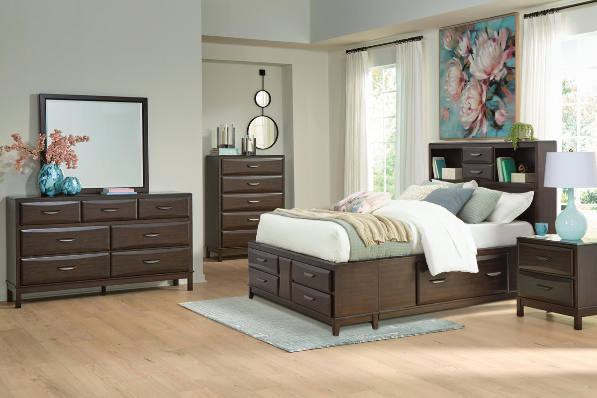 Vanmore Queen Storage Bed