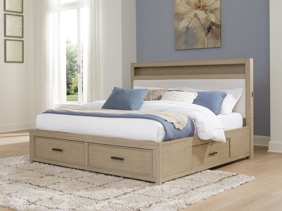 Calmoro Bookcase Bed - Queen