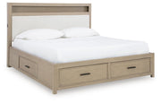 Calmoro Queen Bookcase Bed