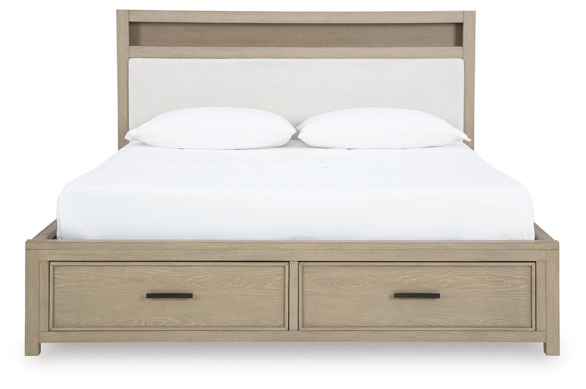 Calmoro Queen Bookcase Bed