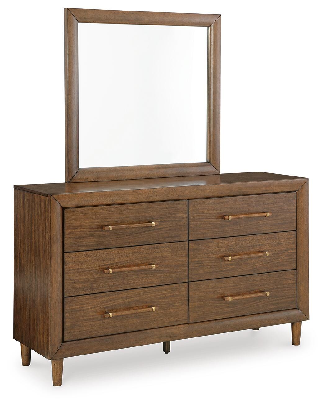 Lyncott Upholstered Panel Bed Set - Dresser, Mirror and Chest