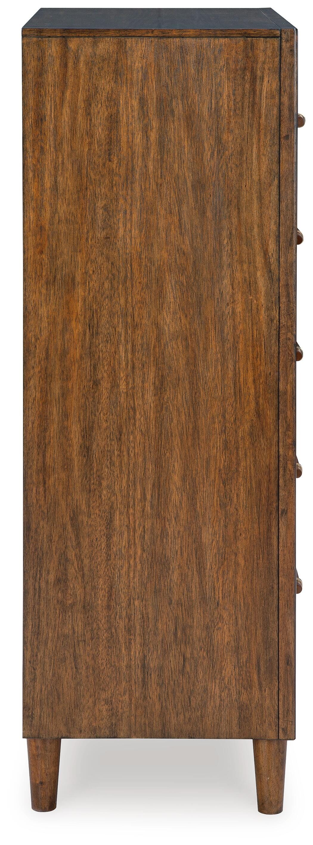 Lyncott Upholstered Panel Bed Set - Dresser, Mirror and Chest