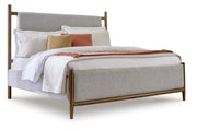Lyncott Upholstered Panel Bed - Queen