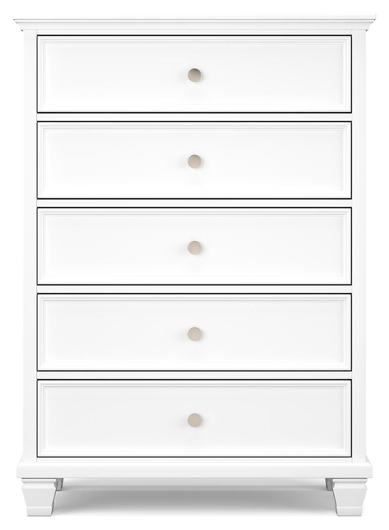 Fortman Panel Storage Bed Set - California King, Dresser and Chest