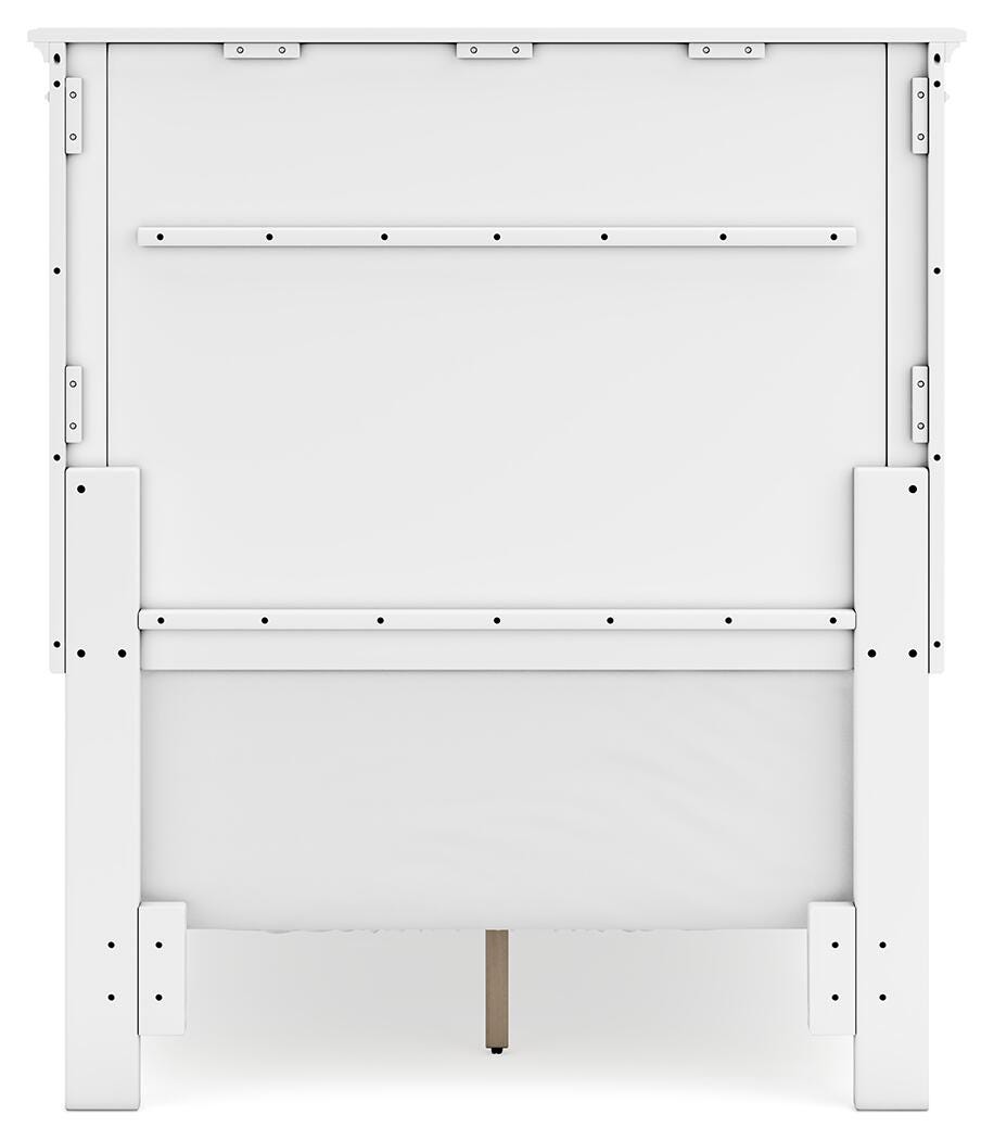 Fortman Twin Panel Bed, Dresser and Mirror