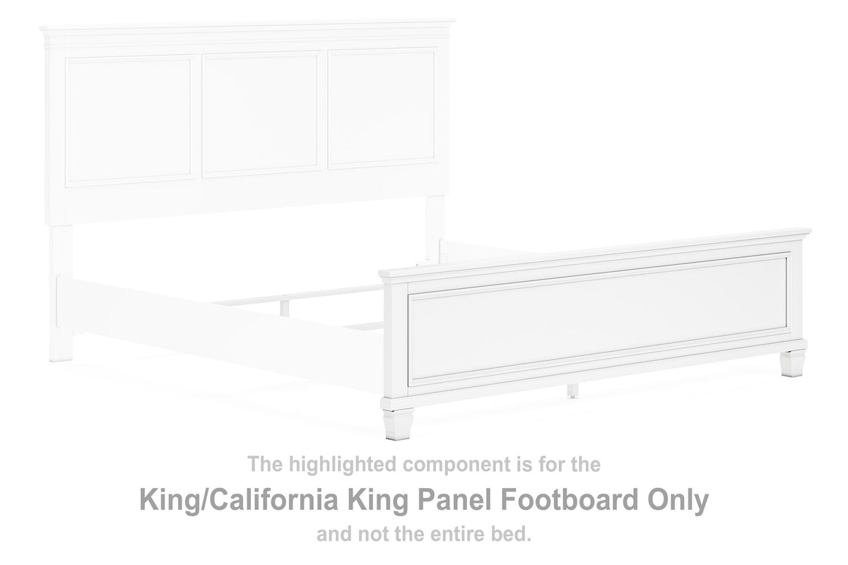 Fortman King/Cal King Panel Footboard