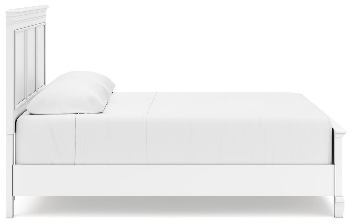 Fortman King Panel Bed, Dresser, Mirror, Chest and 2 Nightstands