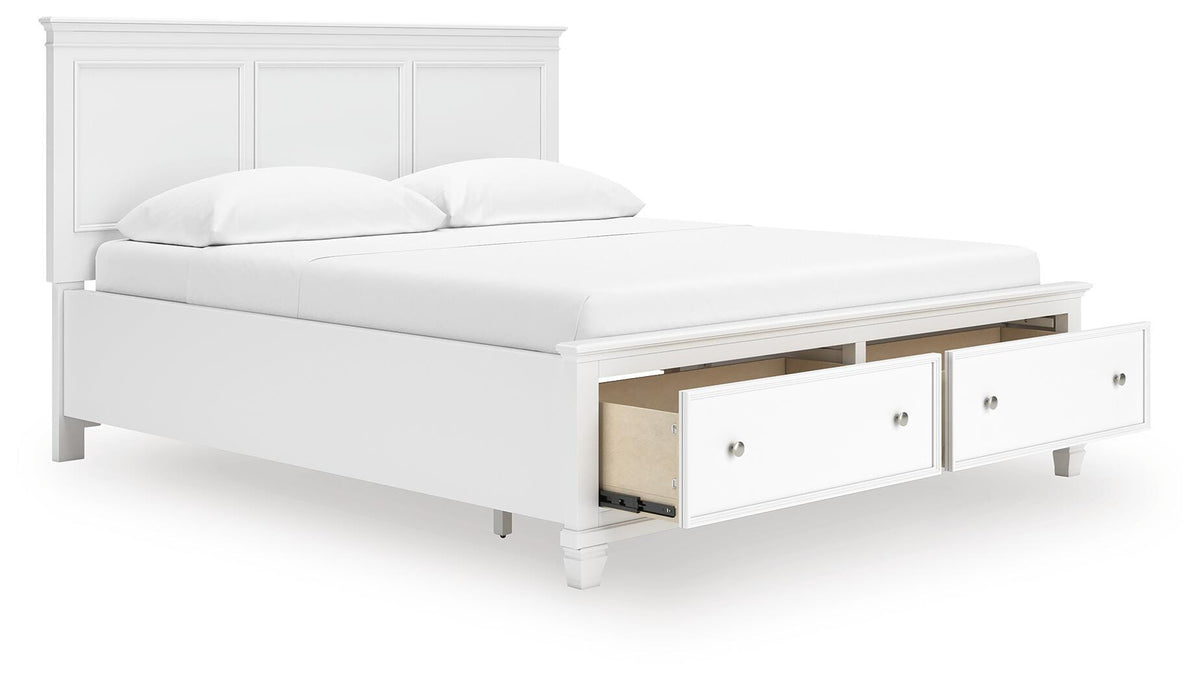 Fortman Panel Storage Bed Set - California King, Dresser