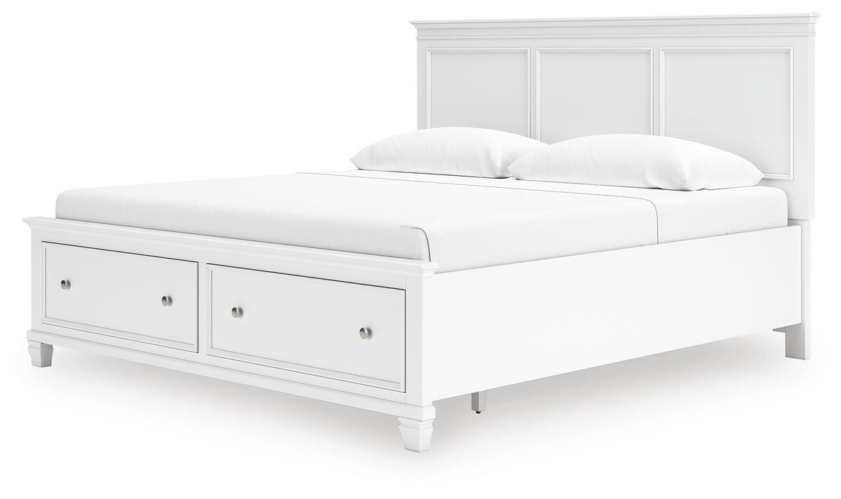 Fortman Panel Storage Bed Set - King, Dresser