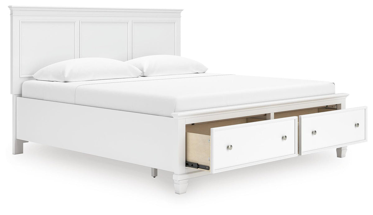 Fortman Panel Storage Bed Set - King, Dresser