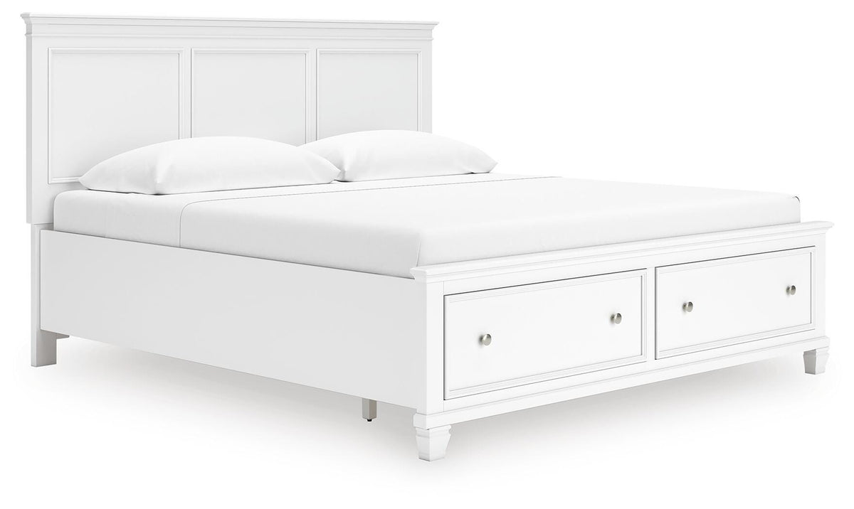 Fortman Panel Storage Bed Set - King, Dresser