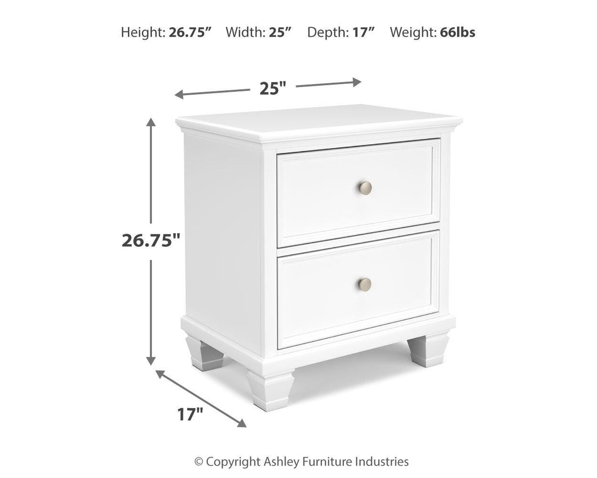 Fortman Full Panel Bed, Dresser and Nightstand