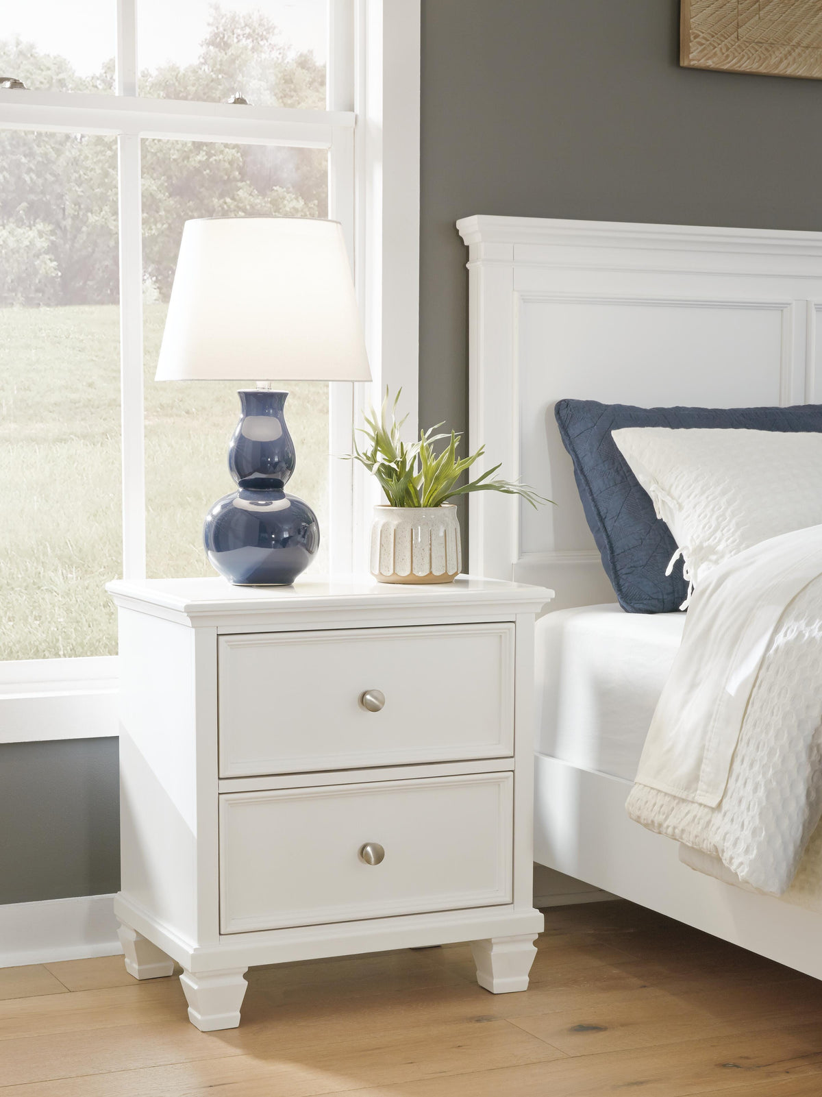 Fortman Panel Storage Bed Set - California King, Dresser and Nightstand