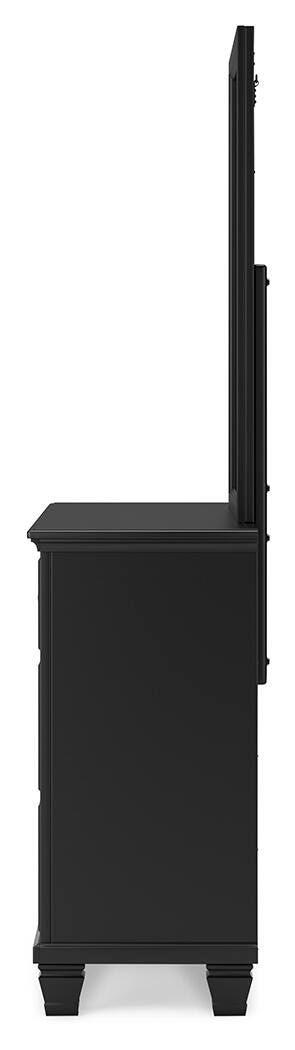 Lanolee Queen Panel Bed, Dresser, Mirror and Nightstand