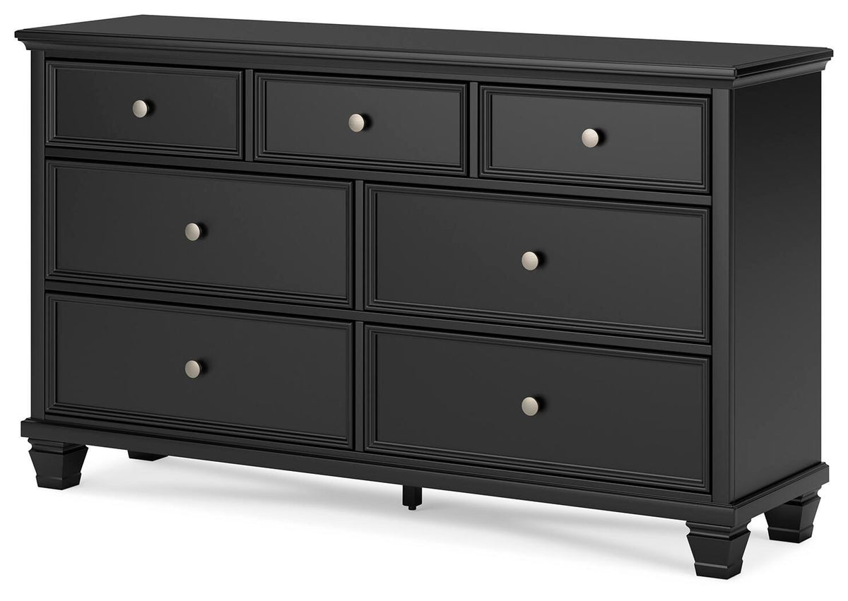 Lanolee Panel Storage Bed Set - Twin, Dresser