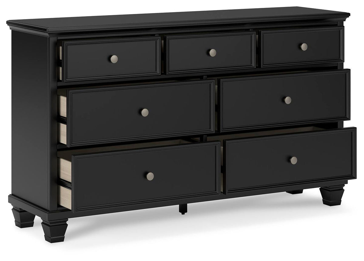 Lanolee Panel Storage Bed Set - Twin, Dresser