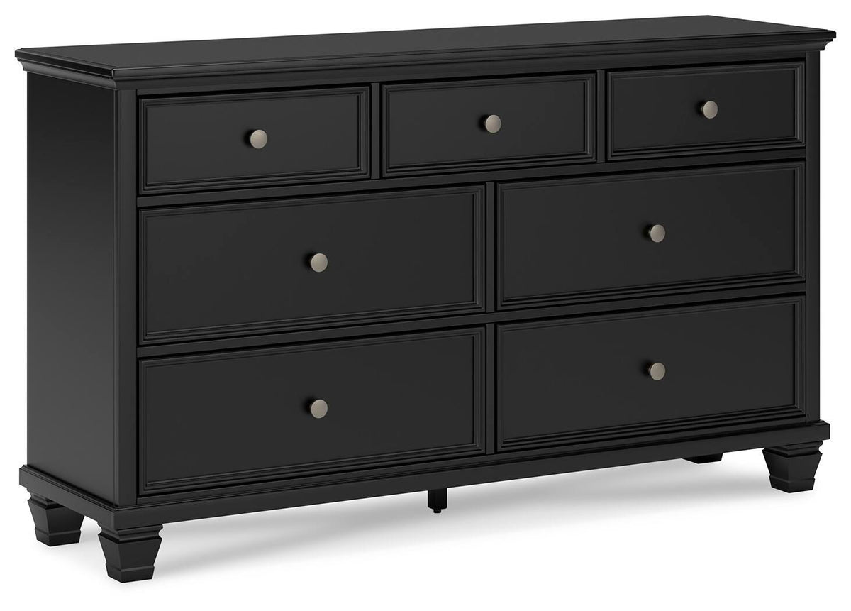 Lanolee Panel Storage Bed Set - Twin, Dresser