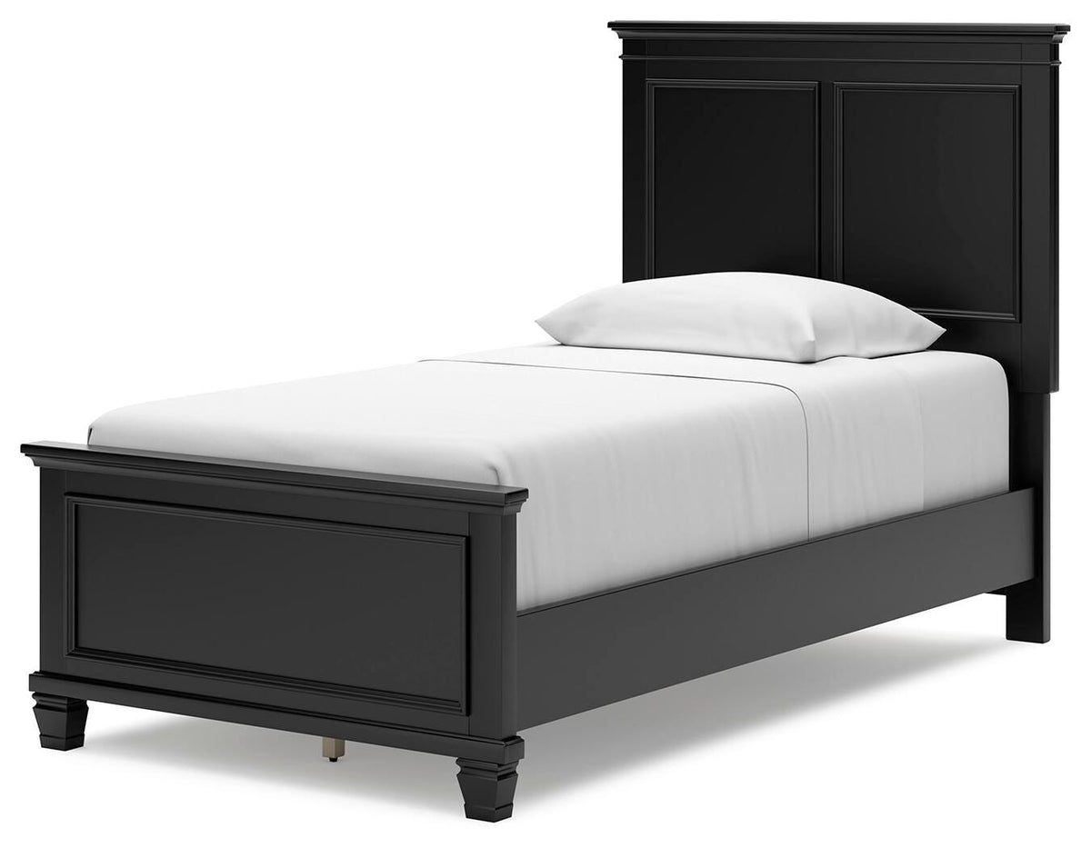 Lanolee Twin Panel Bed and Chest