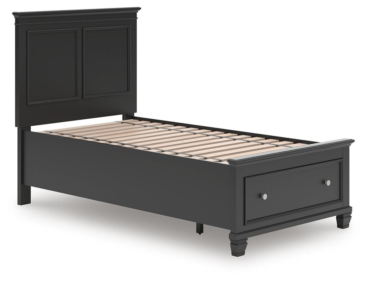 Lanolee Panel Storage Bed Set - Twin, Dresser