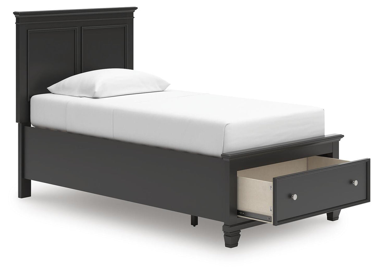 Lanolee Panel Storage Bed Set - Twin, Dresser