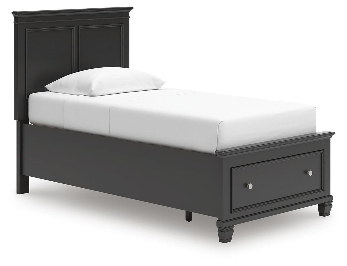 Lanolee Panel Storage Bed Set - Twin, Dresser