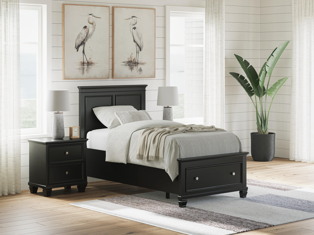 Lanolee Panel Storage Bed Set - Twin, Dresser