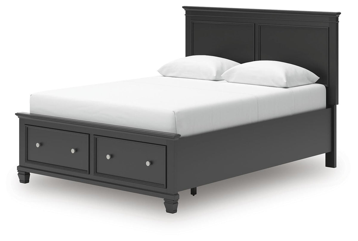 Lanolee Panel Storage Bed Set - Queen, Dresser