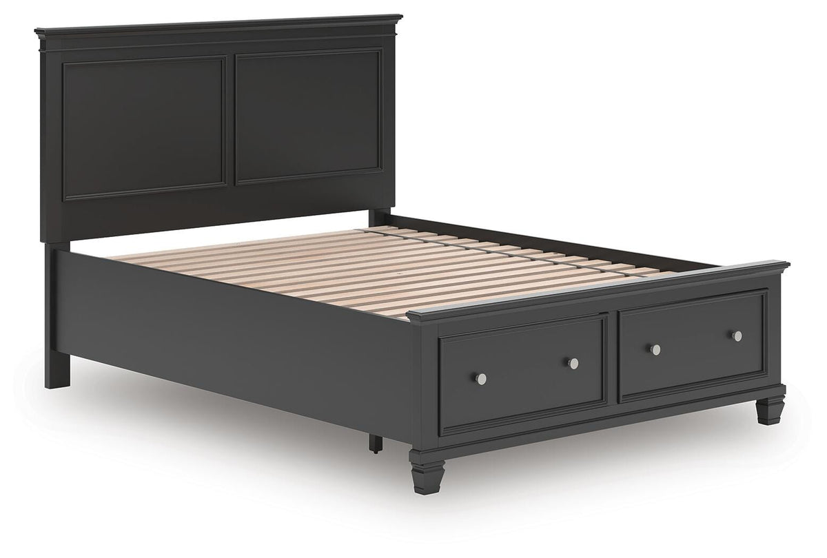 Lanolee Panel Storage Bed Set - Queen, Dresser