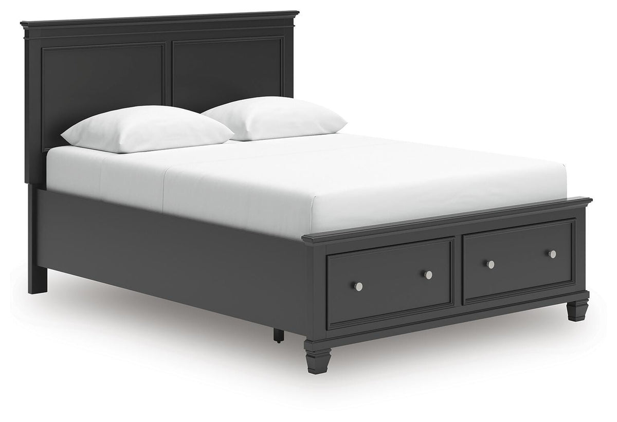 Lanolee Panel Storage Bed Set - Queen, Dresser
