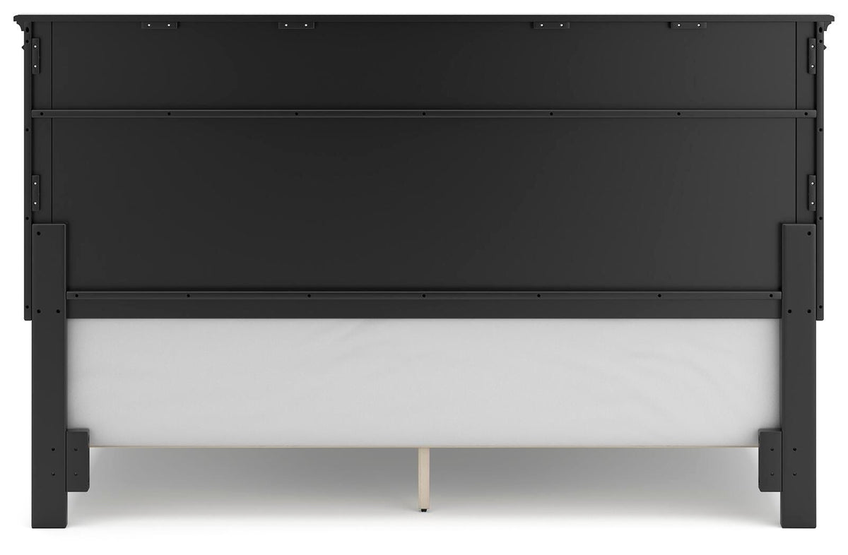 Lanolee California King Panel Bed, Dresser, Chest and 2 Nightstands