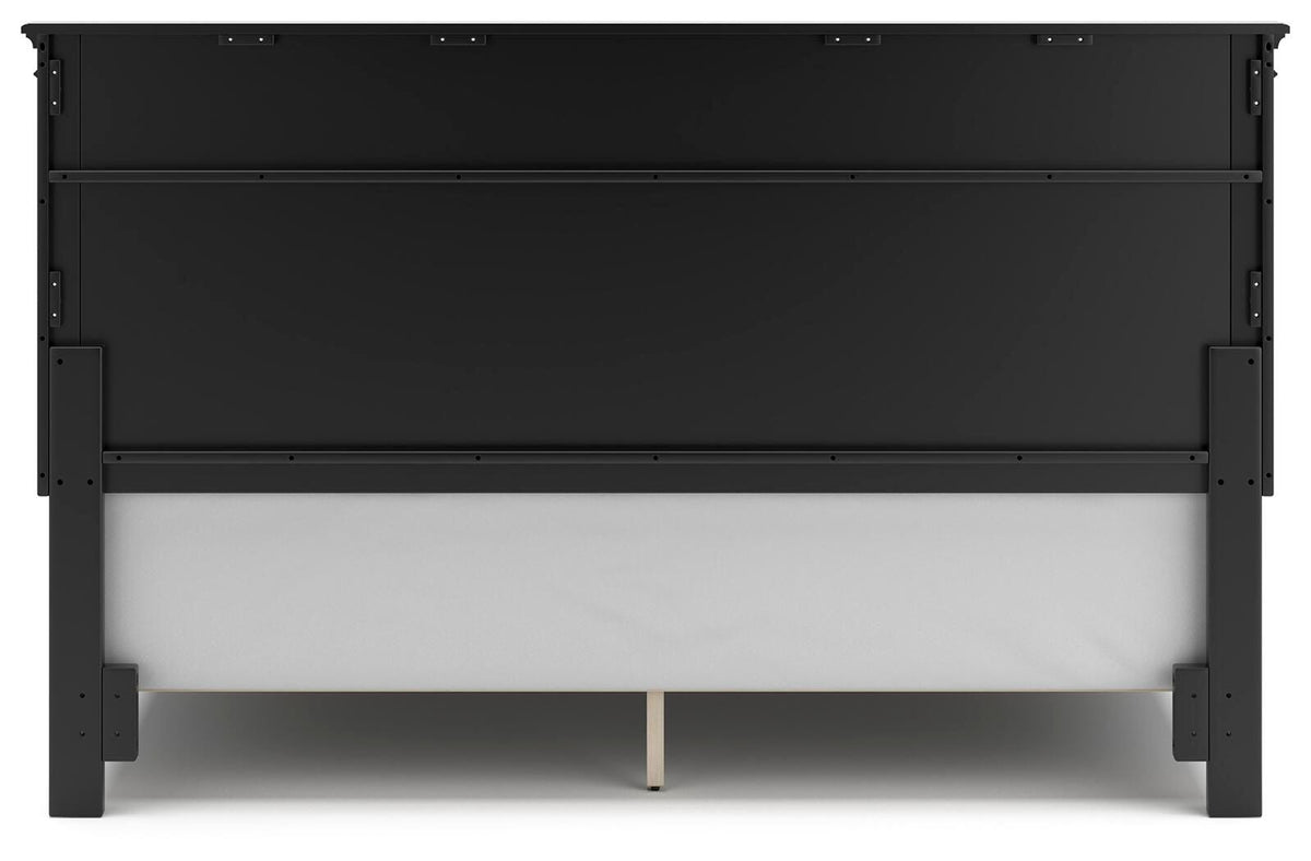 Lanolee King Panel Bed, Dresser, Mirror and Nightstand